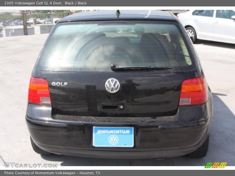 Black / Black 2005 Volkswagen Golf GL 4 Door