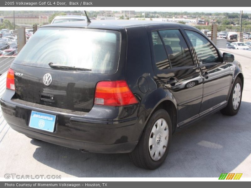Black / Black 2005 Volkswagen Golf GL 4 Door