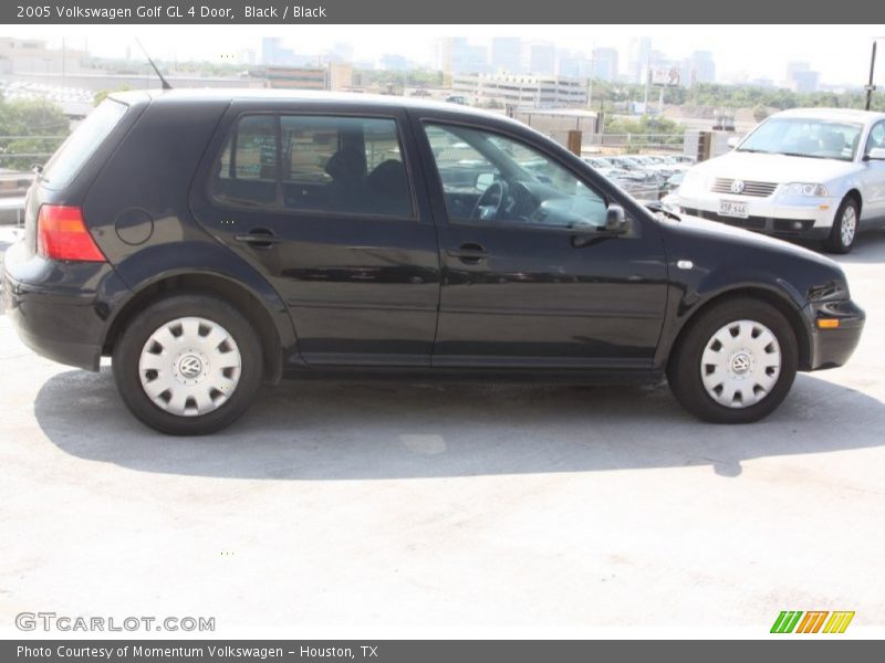 Black / Black 2005 Volkswagen Golf GL 4 Door
