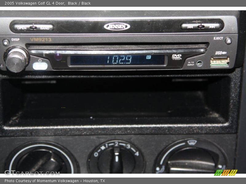 Black / Black 2005 Volkswagen Golf GL 4 Door