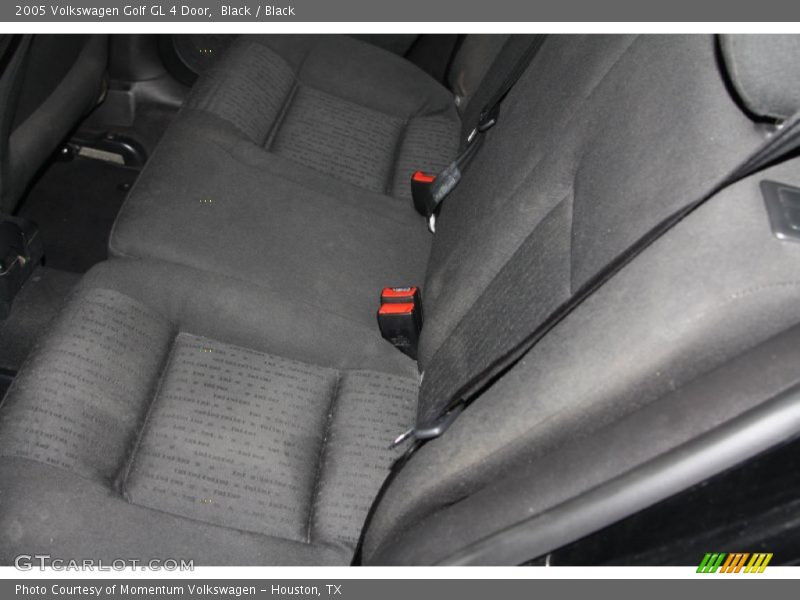 Black / Black 2005 Volkswagen Golf GL 4 Door