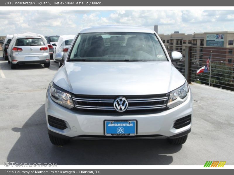 Reflex Silver Metallic / Black 2013 Volkswagen Tiguan S