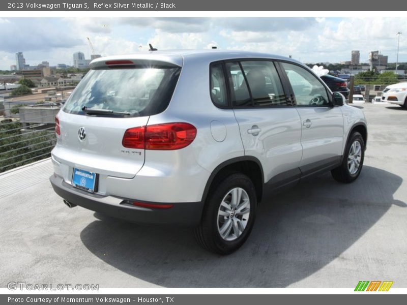 Reflex Silver Metallic / Black 2013 Volkswagen Tiguan S