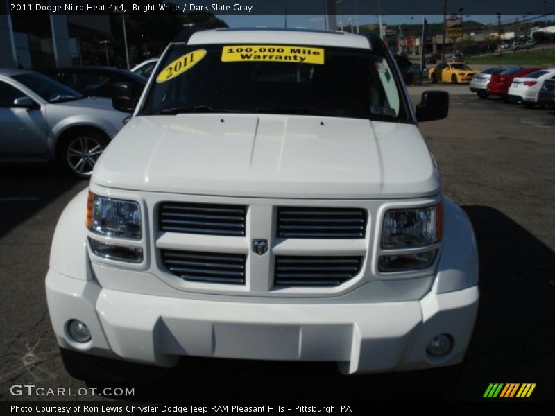 Bright White / Dark Slate Gray 2011 Dodge Nitro Heat 4x4