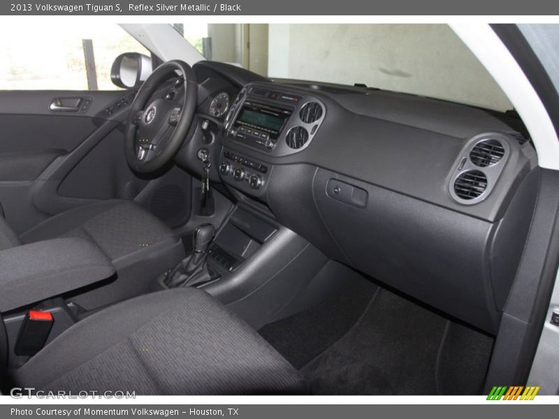 Reflex Silver Metallic / Black 2013 Volkswagen Tiguan S