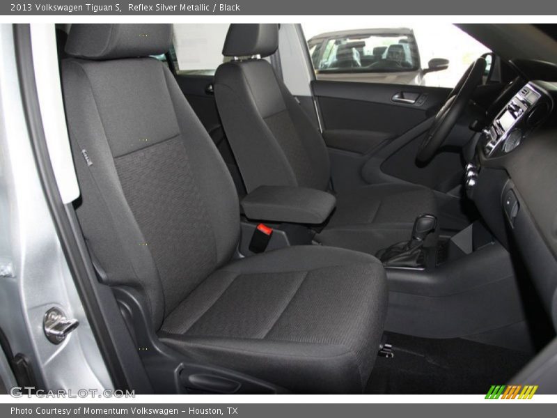 Reflex Silver Metallic / Black 2013 Volkswagen Tiguan S