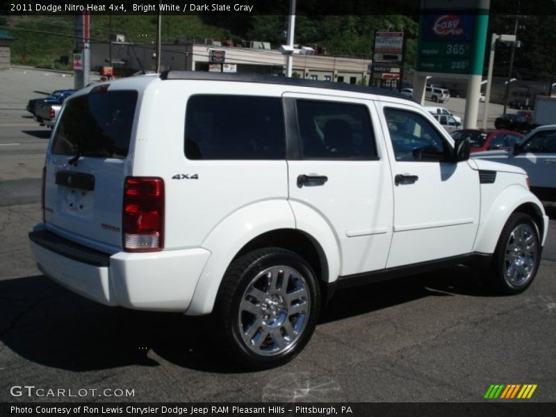 Bright White / Dark Slate Gray 2011 Dodge Nitro Heat 4x4