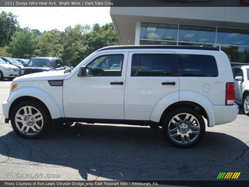 Bright White / Dark Slate Gray 2011 Dodge Nitro Heat 4x4
