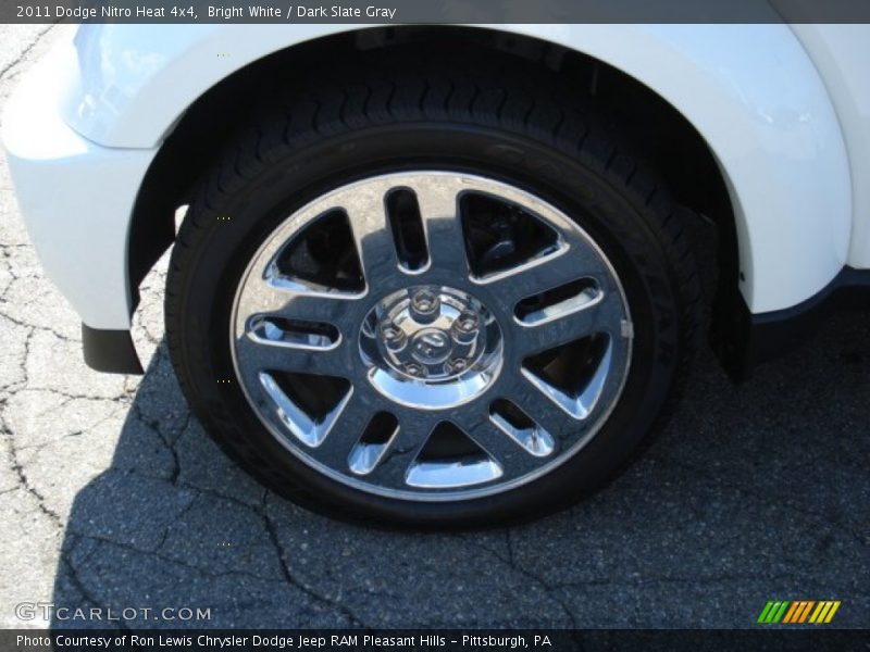 Bright White / Dark Slate Gray 2011 Dodge Nitro Heat 4x4