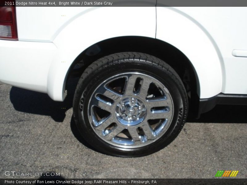 Bright White / Dark Slate Gray 2011 Dodge Nitro Heat 4x4