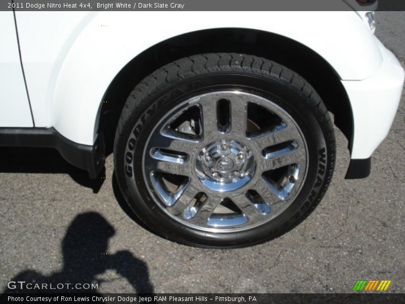 Bright White / Dark Slate Gray 2011 Dodge Nitro Heat 4x4