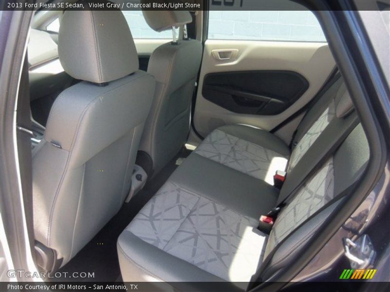 Rear Seat of 2013 Fiesta SE Sedan