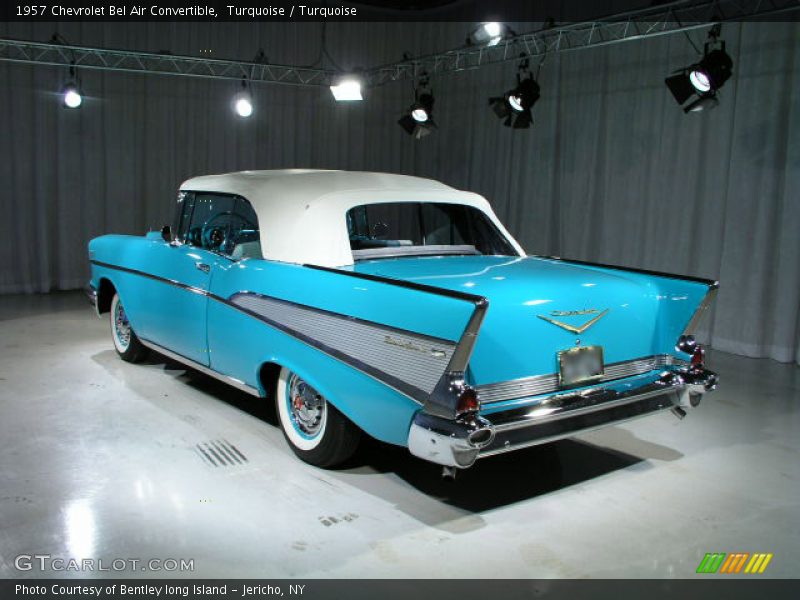 Turquoise / Turquoise 1957 Chevrolet Bel Air Convertible