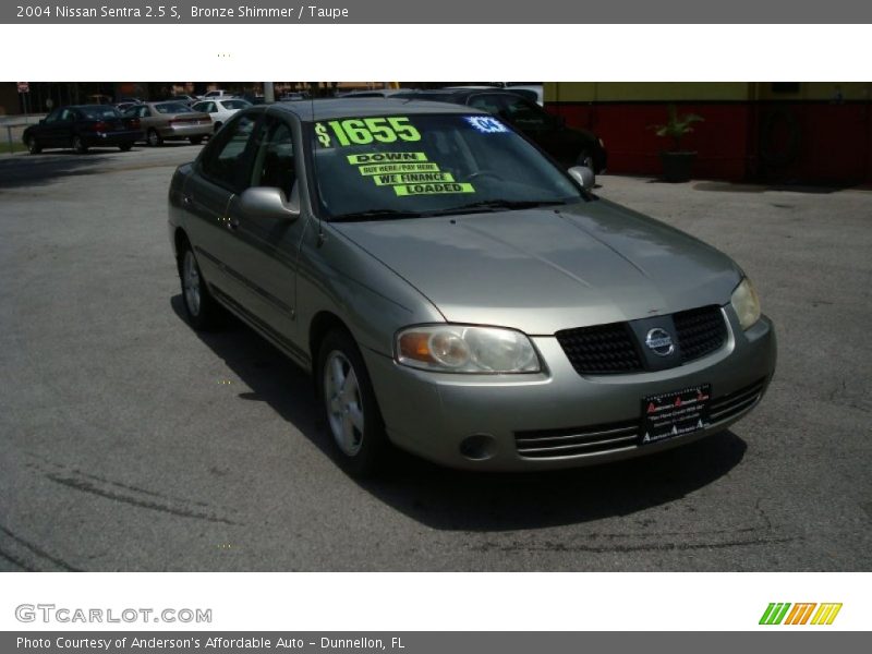 Bronze Shimmer / Taupe 2004 Nissan Sentra 2.5 S