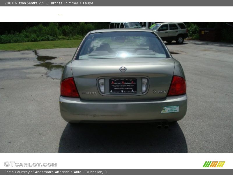 Bronze Shimmer / Taupe 2004 Nissan Sentra 2.5 S