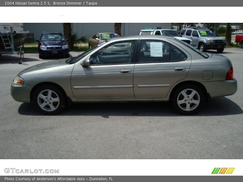 Bronze Shimmer / Taupe 2004 Nissan Sentra 2.5 S