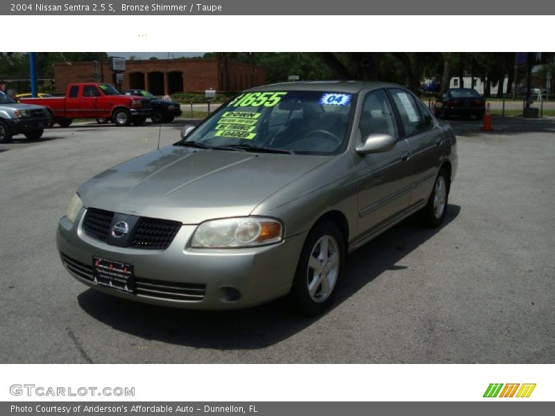 Bronze Shimmer / Taupe 2004 Nissan Sentra 2.5 S