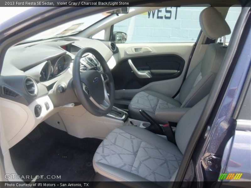Violet Gray / Charcoal Black/Light Stone 2013 Ford Fiesta SE Sedan