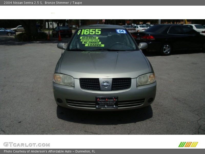 Bronze Shimmer / Taupe 2004 Nissan Sentra 2.5 S