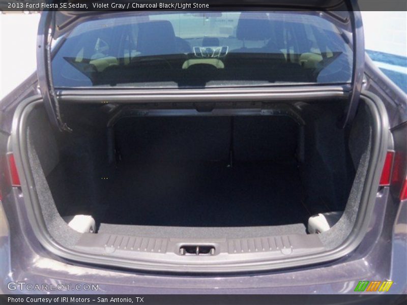 Violet Gray / Charcoal Black/Light Stone 2013 Ford Fiesta SE Sedan