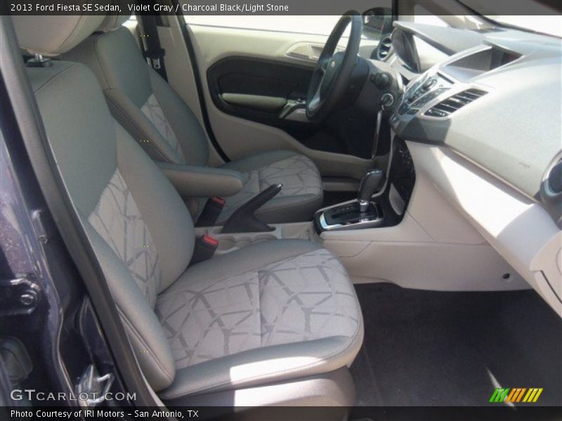 Violet Gray / Charcoal Black/Light Stone 2013 Ford Fiesta SE Sedan