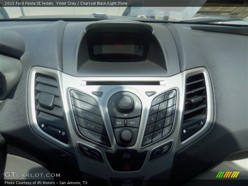 Violet Gray / Charcoal Black/Light Stone 2013 Ford Fiesta SE Sedan