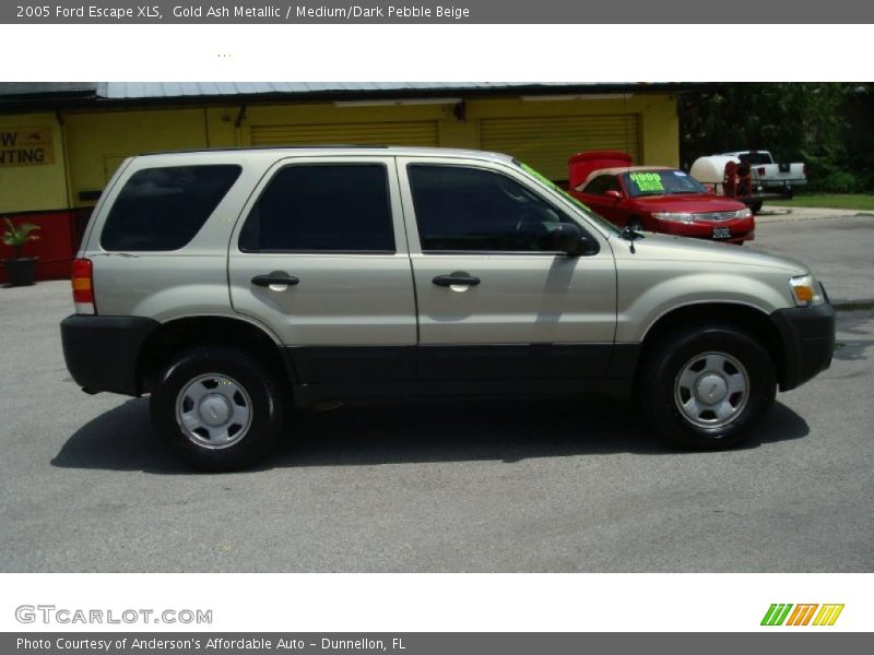 Gold Ash Metallic / Medium/Dark Pebble Beige 2005 Ford Escape XLS