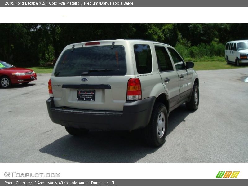 Gold Ash Metallic / Medium/Dark Pebble Beige 2005 Ford Escape XLS