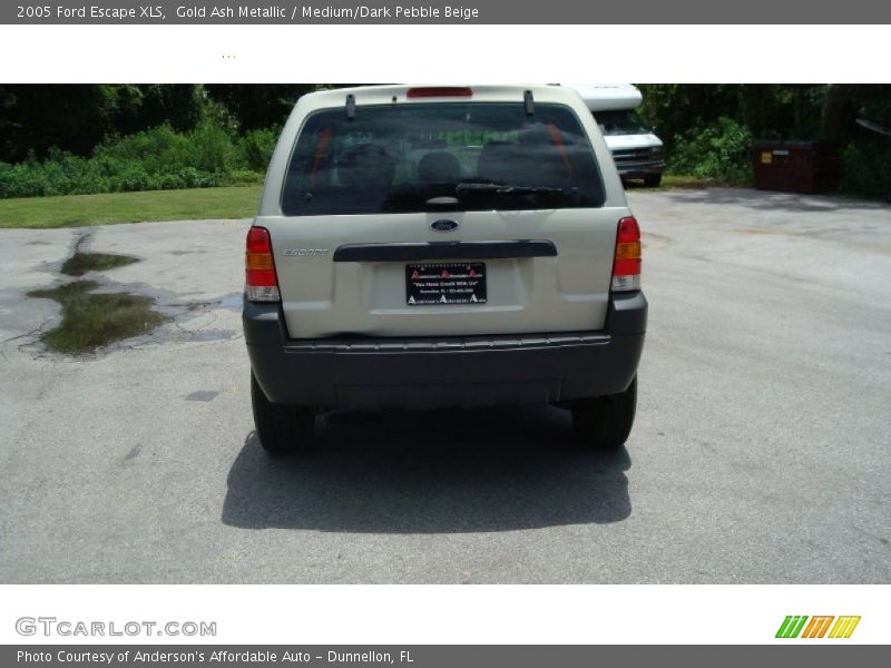 Gold Ash Metallic / Medium/Dark Pebble Beige 2005 Ford Escape XLS