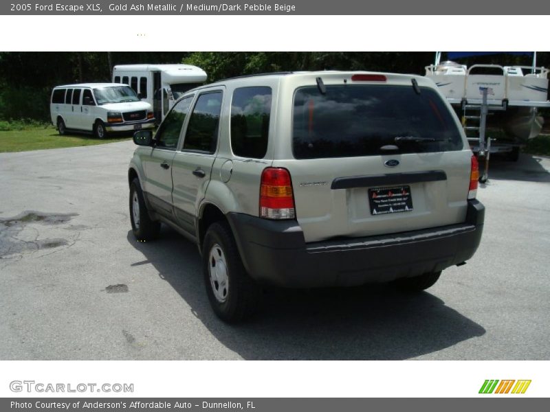 Gold Ash Metallic / Medium/Dark Pebble Beige 2005 Ford Escape XLS