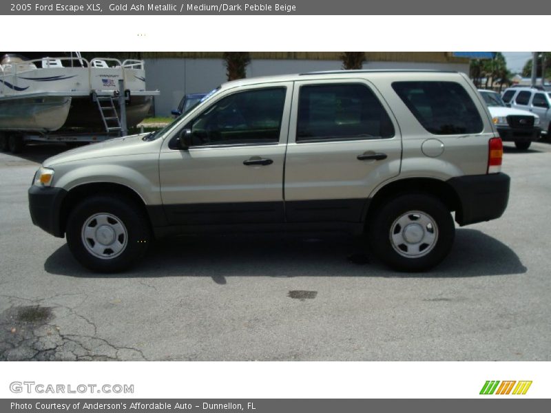 Gold Ash Metallic / Medium/Dark Pebble Beige 2005 Ford Escape XLS