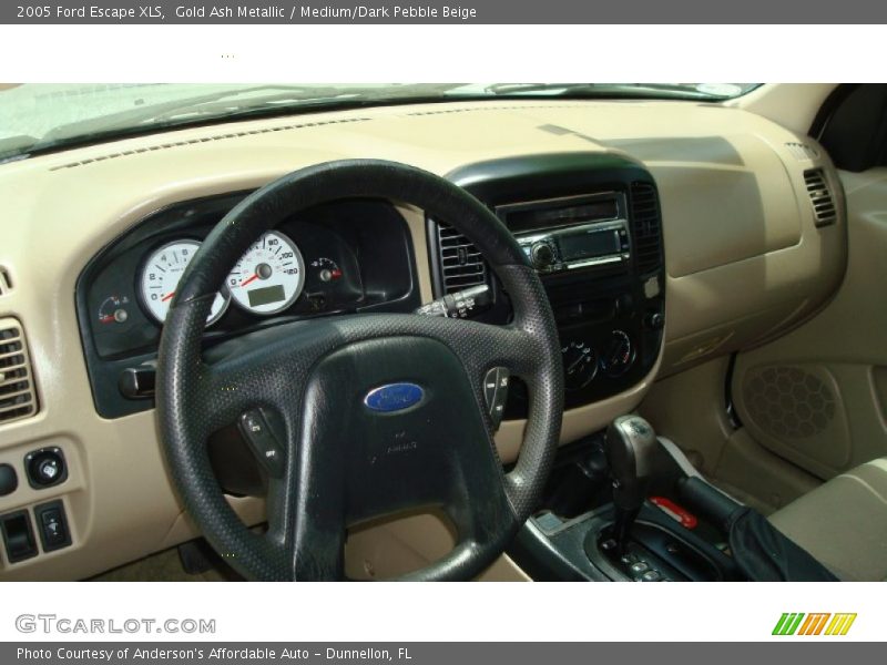 Gold Ash Metallic / Medium/Dark Pebble Beige 2005 Ford Escape XLS