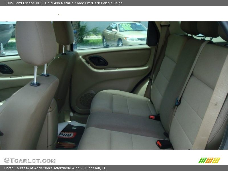 Gold Ash Metallic / Medium/Dark Pebble Beige 2005 Ford Escape XLS