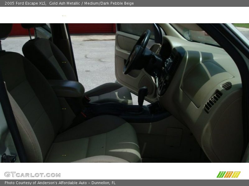 Gold Ash Metallic / Medium/Dark Pebble Beige 2005 Ford Escape XLS