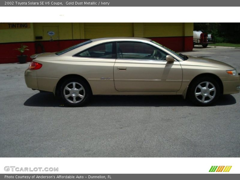 Gold Dust Metallic / Ivory 2002 Toyota Solara SE V6 Coupe