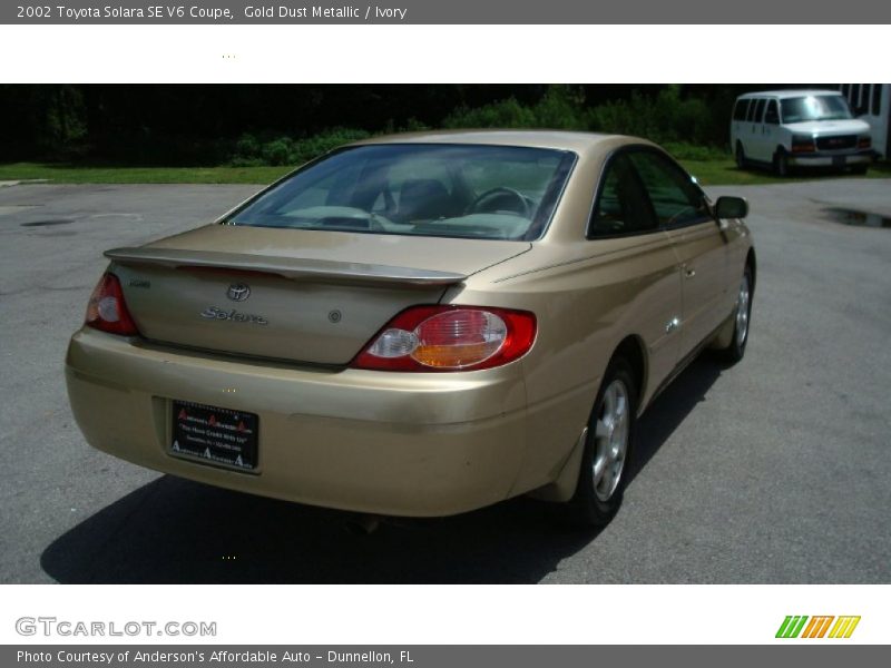 Gold Dust Metallic / Ivory 2002 Toyota Solara SE V6 Coupe