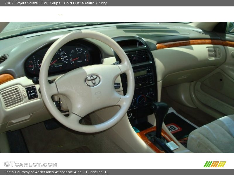 Dashboard of 2002 Solara SE V6 Coupe