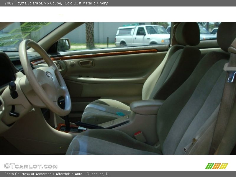 Gold Dust Metallic / Ivory 2002 Toyota Solara SE V6 Coupe