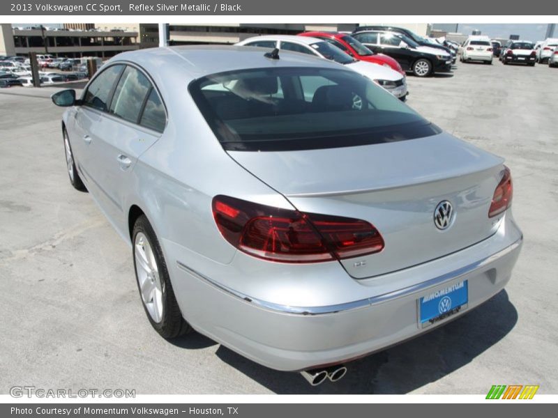 Reflex Silver Metallic / Black 2013 Volkswagen CC Sport