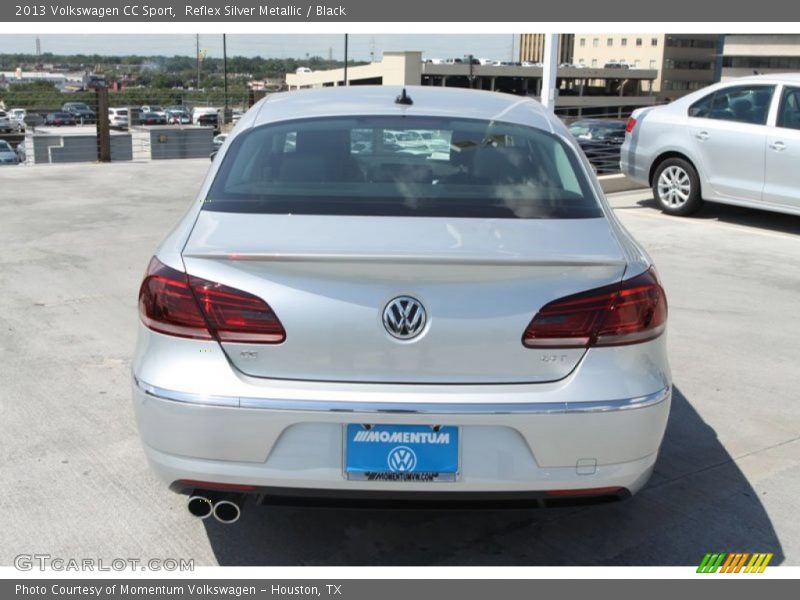 Reflex Silver Metallic / Black 2013 Volkswagen CC Sport