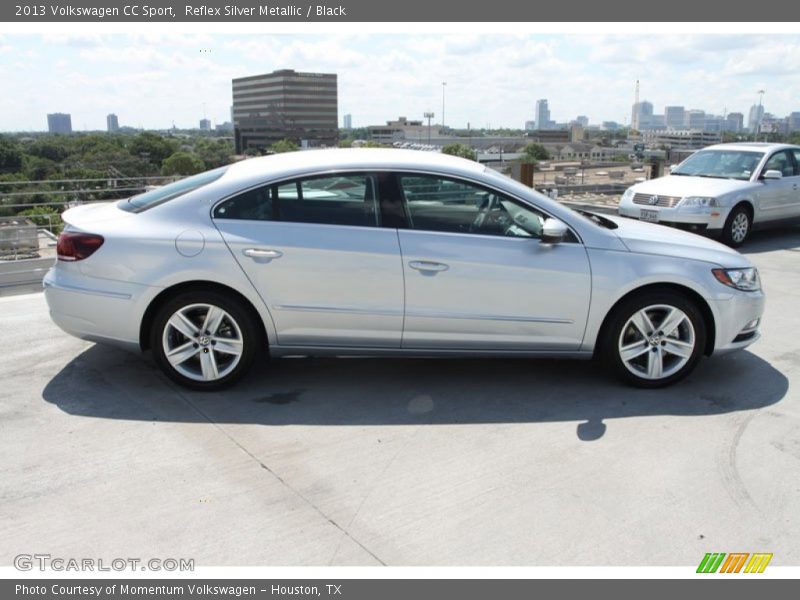Reflex Silver Metallic / Black 2013 Volkswagen CC Sport