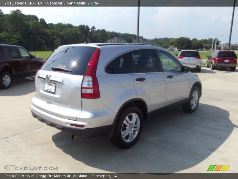 Alabaster Silver Metallic / Gray 2011 Honda CR-V EX