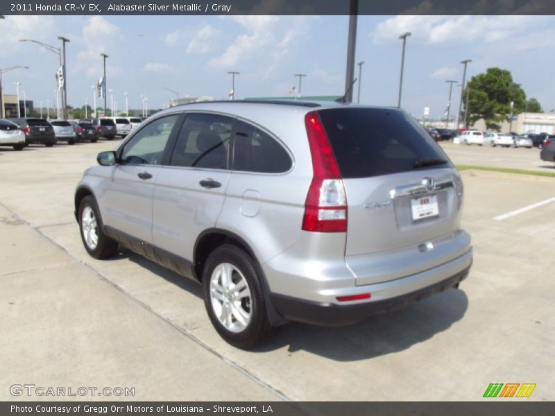Alabaster Silver Metallic / Gray 2011 Honda CR-V EX