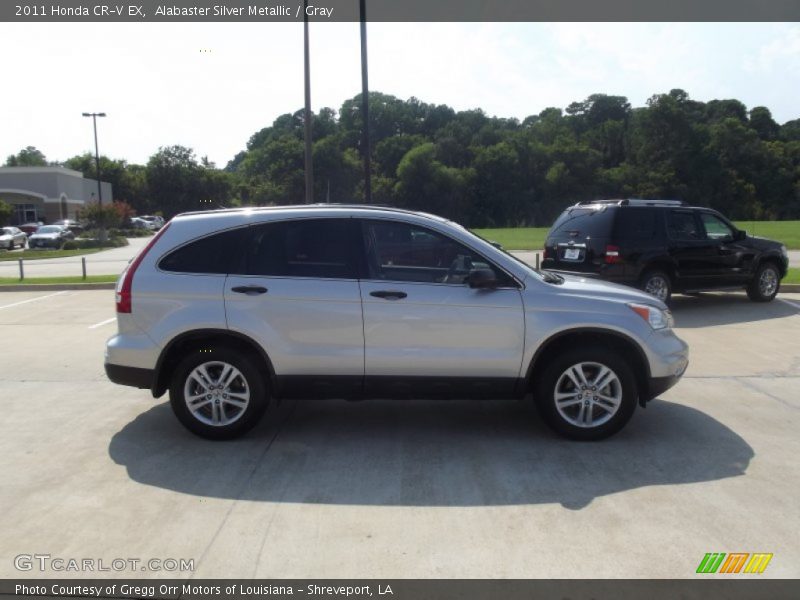 Alabaster Silver Metallic / Gray 2011 Honda CR-V EX