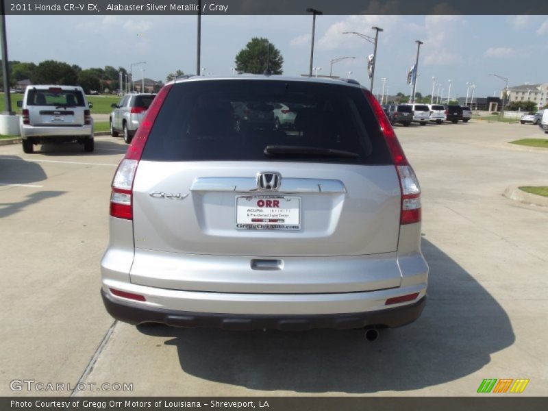 Alabaster Silver Metallic / Gray 2011 Honda CR-V EX