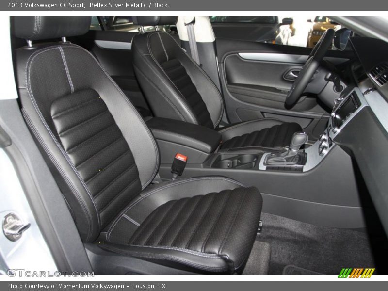Reflex Silver Metallic / Black 2013 Volkswagen CC Sport