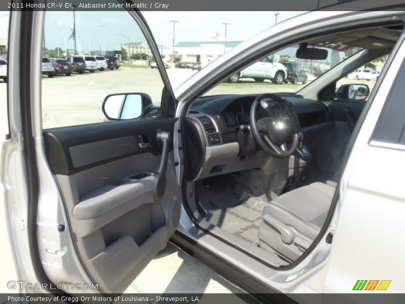Alabaster Silver Metallic / Gray 2011 Honda CR-V EX