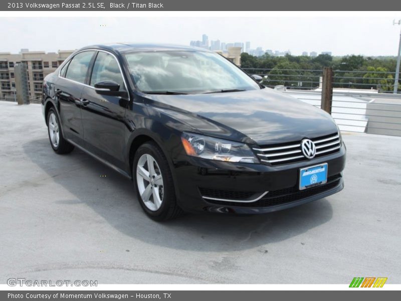 Black / Titan Black 2013 Volkswagen Passat 2.5L SE