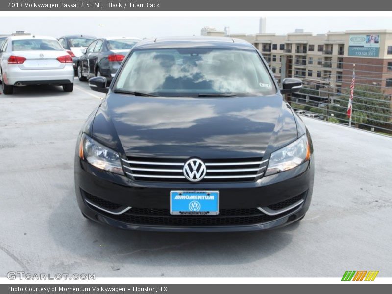 Black / Titan Black 2013 Volkswagen Passat 2.5L SE