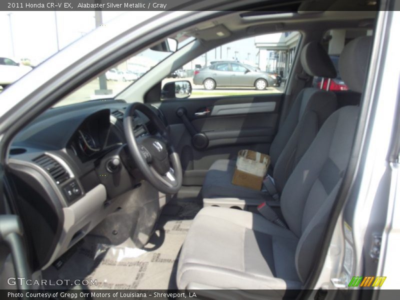 Alabaster Silver Metallic / Gray 2011 Honda CR-V EX
